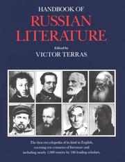 Cover of: Handbook of Russian Literature by Victor Terras