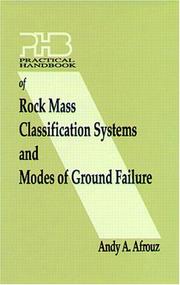 Practical handbook of rock mass classification systems and modes of ground failure by Andy A. Afrouz
