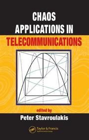 Cover of: Chaos Applications in Telecommunications by Peter Stavroulakis