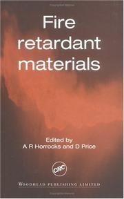 Cover of: Fire retardant materials