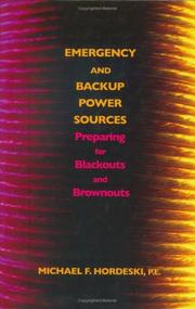 Cover of: Emergency and Backup Power Sources by Michael Frank Hordeski