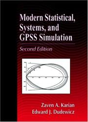 Cover of: Modern statistical systems and GPSS simulation