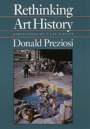 Cover of: Rethinking Art History by Donald Preziosi