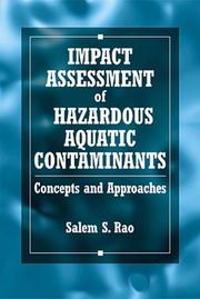 Cover of: Impact assessment of hazardous aquatic contaminants: concepts and approaches