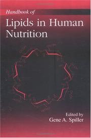 Cover of: Handbook of lipids in human nutrition