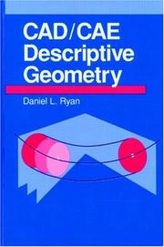 Cover of: CAD/CAE descriptive geometry