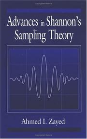 Advances in Shannon's sampling theory by Ahmed I. Zayed