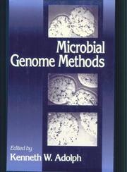 Cover of: Microbial genome methods