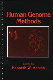 Cover of: Human genome methods