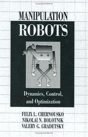 Cover of: Manipulation RobotsDynamics, Control, and Optimization