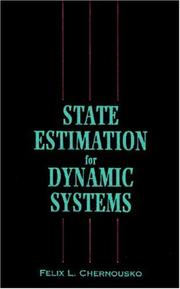 Cover of: State Estimation for Dynamic Systems