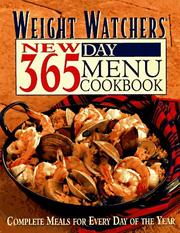 Cover of: Weight Watchers New 365 Day Menu Cookbook by Weight Watchers, Weight Watchers International