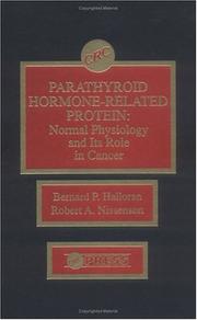 Cover of: Parathyroid hormone-related protein: normal physiology and its role in cancer
