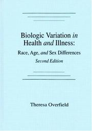 Cover of: Biological Variation in Health and Illness by Theresa Overfield