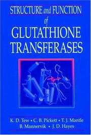 Cover of: Structure and function of glutathione transferases