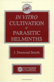 Cover of: In vitro cultivation of parasitic helminths