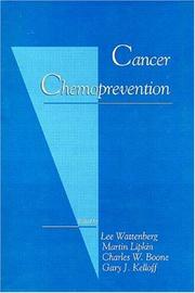 Cover of: Cancer chemoprevention