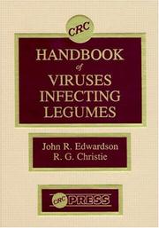 Cover of: CRC handbook of viruses infecting legumes