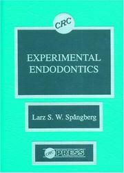 Cover of: Experimental endodontics | 