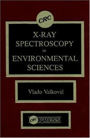 Cover of: X-ray spectroscopy in environmental sciences