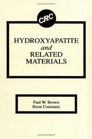 Cover of: Hydroxyapatite and related materials