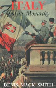 Cover of Italy and its monarchy