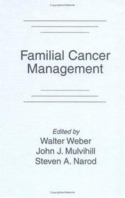 Cover of: Familial cancer management