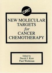 Cover of: New molecular targets for cancer chemotherapy