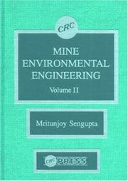 Cover of: Mine environmental engineering