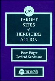 Cover of: Target sites of herbicide action