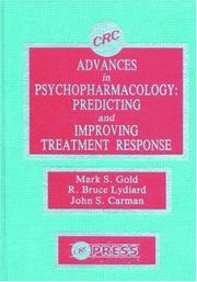 Cover of: Advances in Psychopharmacology: Predicting and Improving Treatment Response