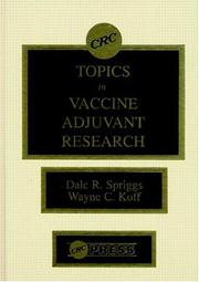 Cover of: Topics in vaccine adjuvant research