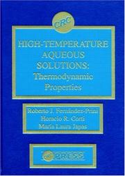 Cover of: High-Temperature Aqueous Solutions: Thermodynamic Properties