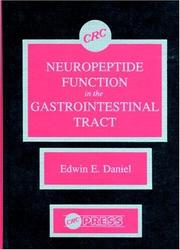 Cover of: Neuropeptide function in the gastrointestinal tract by editor, Edwin E. Daniel.