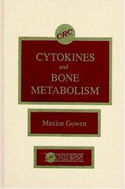 Cover of: Cytokines and bone metabolism | 