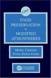 Cover of: Food preservation by modified atmospheres