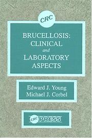 Cover of: Brucellosis by Edward J. Young, Michael J. Corbel, Edward J. Young