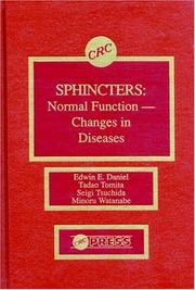 Sphincters by Edwin E. Daniel, Tadao Tomita, Seigi Tsuchida, Minoru Watanabe