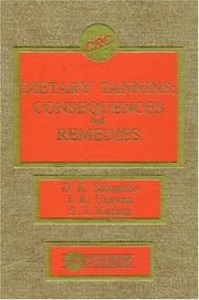 Cover of: Dietary tannins: consequences and remedies