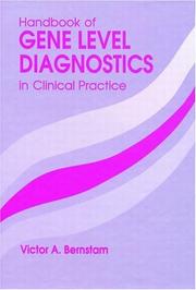 Cover of: Handbook of gene level diagnostics in clinical practice