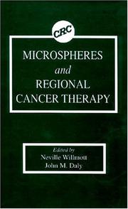 Cover of: Microspheres and regional cancer therapy