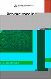 Cover of: Programming Language Fundamentals by Example by D. E. Stevenson