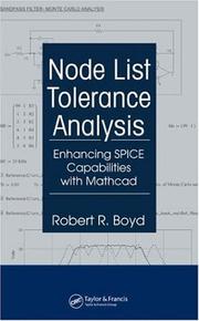 Node list tolerance analysis by Robert Boyd - undifferentiated