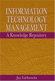 Cover of: Information technology management: a knowledge repository