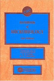 Cover of: Handbook Microbiology, Volume X (Handbook of Microbiology, Vol. IX) by Allen I. Laskin, Hubert Lechevalier