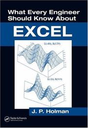 Cover of: What Every Engineer Should Know About Excel (What Every Engineer Should Know)