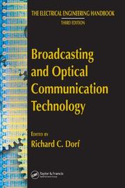 Cover of: Broadcasting and optical communication technology by Richard C. Dorf