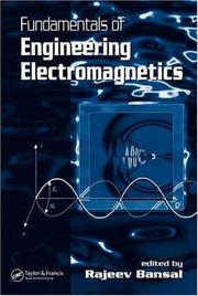 Cover of: Fundamentals of engineering electromagnetics