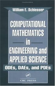 Cover of: Computational mathematics in engineering and applied science: ODEs, DAEs, and PDEs