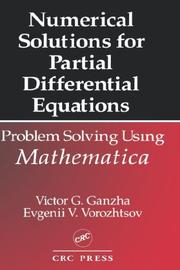 Cover of: Numerical solutions for partial differential equations by V. G. Ganzha